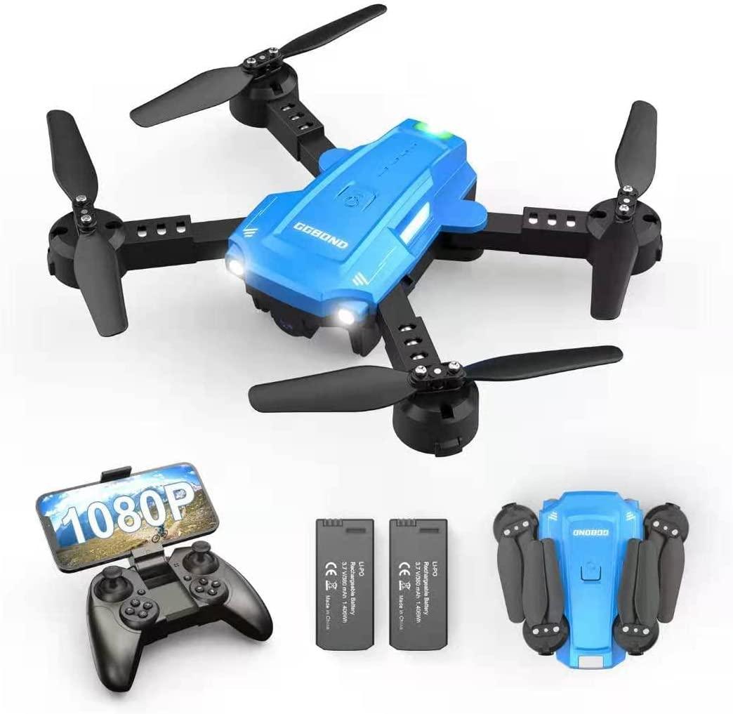 GGBOND G10/G20 Drone - with Camera for Kids 1080P HD FPV,Mini RC Drone for Beginners with 3D Flips,Headless Mode,Voice Control,One Key Sart, Speed Adjust, Altitude Hold 1 GGBOND G10/G20 Drone - with Camera for Kids 1080P HD FPV,Mini RC Drone for Beginners with 3D Flips,Headless Mode,Voice Control,One Key Sart, Speed Adjust, Altitude Hold