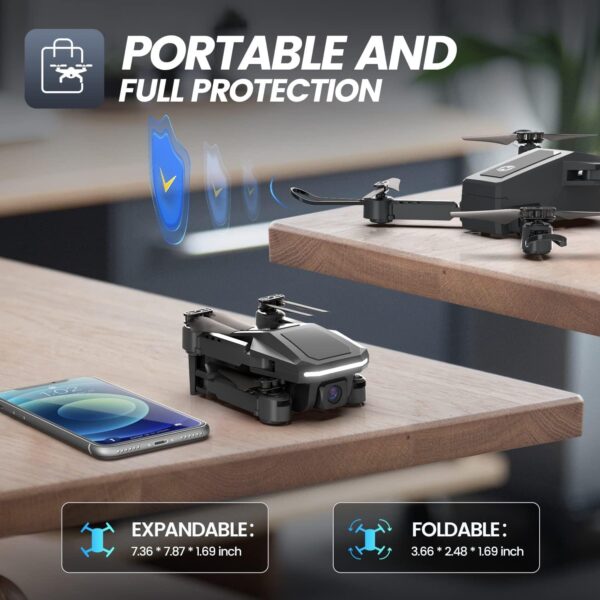 Holy Stone HS430 Drone - for Kids with 1080P HD Camera, RC Mini Drones Quadcopter with WiFi FPV Live Video, Circle Fly, Throw to Go, Toys for Adults or Beginners, 2 Batteries 26 Mins, Easy to Fly, 6 Holy Stone HS430 Drone - for Kids with 1080P HD Camera, RC Mini Drones Quadcopter with WiFi FPV Live Video, Circle Fly, Throw to Go, Toys for Adults or Beginners, 2 Batteries 26 Mins, Easy to Fly, - صورة Holy Stone HS430 Drone - for Kids with 1080P HD Camera, RC Mini Drones Quadcopter with WiFi FPV Live Video, Circle Fly, Throw to Go, Toys for Adults or Beginners, 2 Batteries 26 Mins, Easy to Fly, - صورة 6