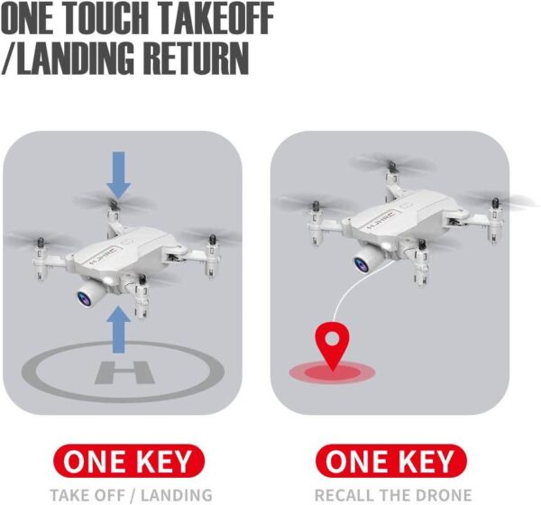 Lozenge HJ66 Drone - Mini Drone with Camera Drones for Adults Drone for Kids 720P Drones with Camera Live Video FPV Helicopter Altitude Hold Drone 4 Lozenge HJ66 Drone - Mini Drone with Camera Drones for Adults Drone for Kids 720P Drones with Camera Live Video FPV Helicopter Altitude Hold Drone - صورة Lozenge HJ66 Drone - Mini Drone with Camera Drones for Adults Drone for Kids 720P Drones with Camera Live Video FPV Helicopter Altitude Hold Drone - صورة 4