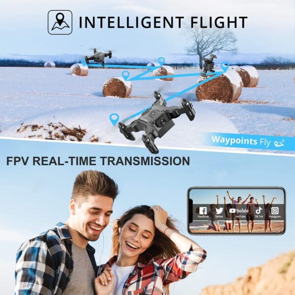 DRONEEYE 4DV2 Drone with Camera for Kids,720P FPV Video,Nano Portable Pocket RC Quadcopter Beginners Toys,3D Flip,Altitude Hold,Headless Mode,Trajectory Flight,3D Flips 8 DRONEEYE 4DV2 Drone with Camera for Kids,720P FPV Video,Nano Portable Pocket RC Quadcopter Beginners Toys,3D Flip,Altitude Hold,Headless Mode,Trajectory Flight,3D Flips - صورة DRONEEYE 4DV2 Drone with Camera for Kids,720P FPV Video,Nano Portable Pocket RC Quadcopter Beginners Toys,3D Flip,Altitude Hold,Headless Mode,Trajectory Flight,3D Flips - صورة 8