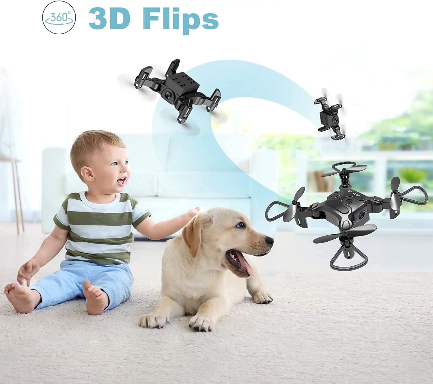 DRONEEYE 4DV2 Drone with Camera for Kids,720P FPV Video,Nano Portable Pocket RC Quadcopter Beginners Toys,3D Flip,Altitude Hold,Headless Mode,Trajectory Flight,3D Flips 6 DRONEEYE 4DV2 Drone with Camera for Kids,720P FPV Video,Nano Portable Pocket RC Quadcopter Beginners Toys,3D Flip,Altitude Hold,Headless Mode,Trajectory Flight,3D Flips - Image 6
