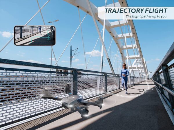 UranHub UF500 Drone - Camera for Adults 1080P HD Camera FPV WiFi RC Foldable Quadcopter for Beginners w/Optical Flow Positioning, Voice Control, Gesture Control, Circle Fly, Trajectory Flight — изображение 7