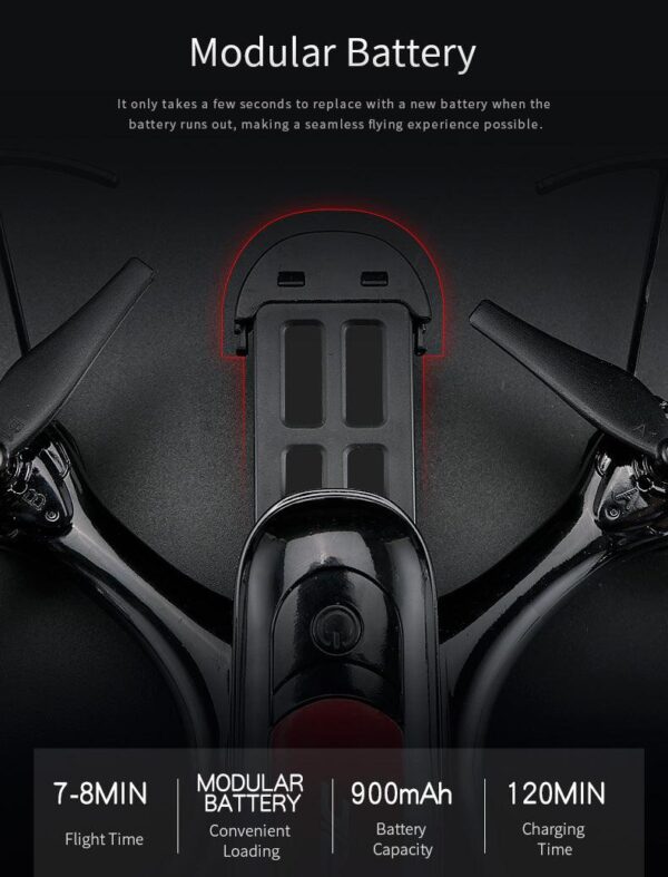 JJRC H69 Drone - 3D Flip and Rolls Headless Mode RC Drone Quadcopter 5.8G Leaping Realtime Transmission 6 JJRC H69 Drone - 3D Flip and Rolls Headless Mode RC Drone Quadcopter 5.8G Leaping Realtime Transmission — изображение 6