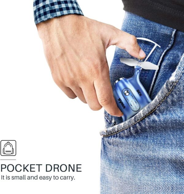 Syma X20 Mini Pocket Drone - Headless Mode 2.4Ghz Nano LED RC Quadcopter Altitude Hold 9 Syma X20 Mini Pocket Drone - Headless Mode 2.4Ghz Nano LED RC Quadcopter Altitude Hold - Image 9