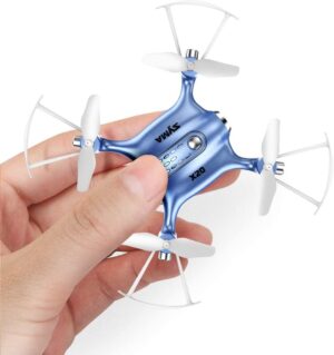 Syma X20 Mini Pocket Drone - Headless Mode 2.4Ghz Nano LED RC Quadcopter Altitude Hold