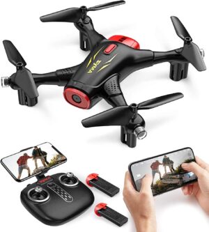 Syma X400 Mini Drone - with Camera for Adults & Kids 720P Wifi FPV Quadcopter with App Control, Altitude Hold, 3D Flip, One Key Function, Headless Mode, 2 Batteries, Easy to Fly for Beginners