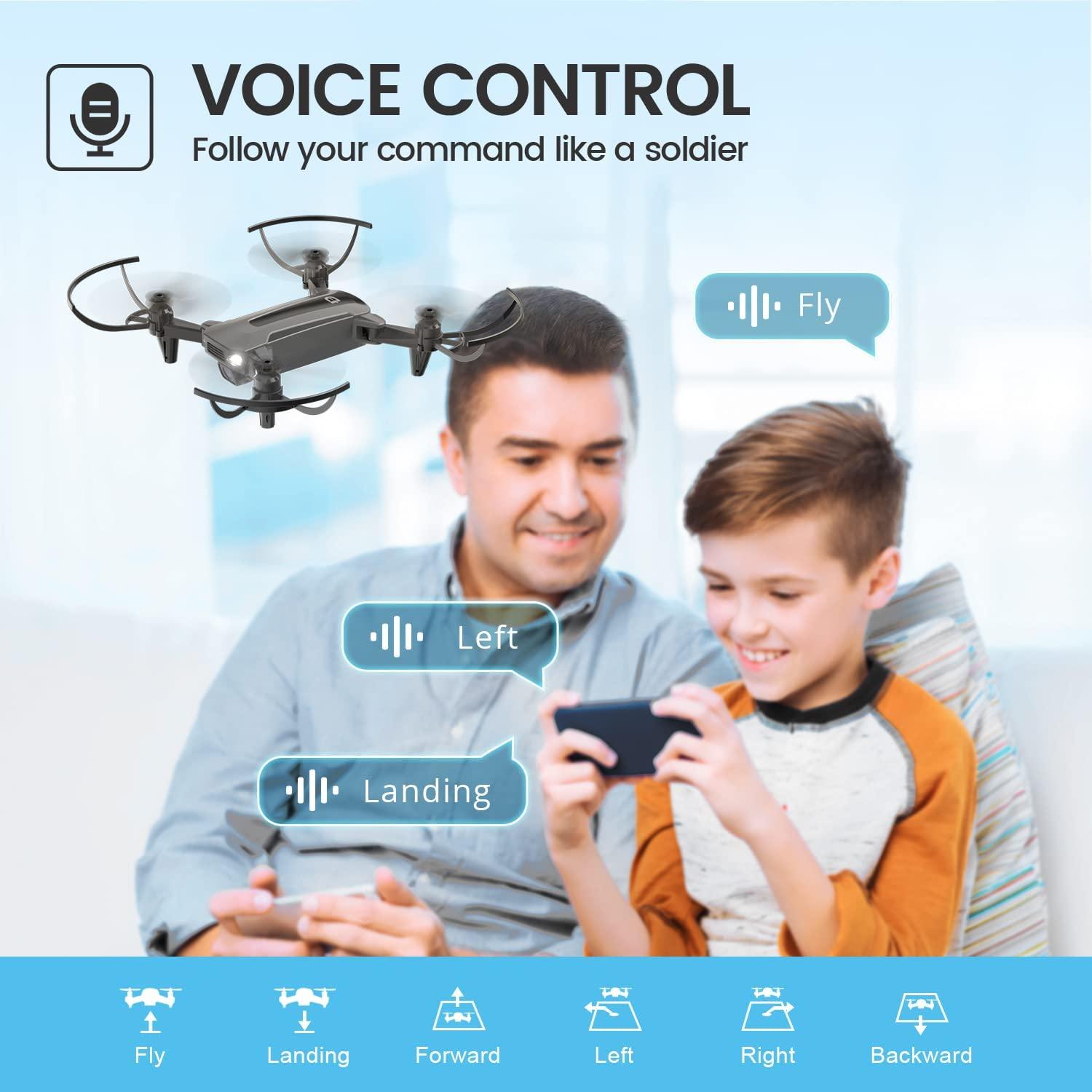 DEERC D40 Drone - FPV HD 1080P Mini Drones for Adults Kids Beginner, Foldable Quad Air Hobby RC Quadcopters & Multirotors, Toys Gifts, 2 Batteries 20 Mins Flight Time, Easy to Fly 8 DEERC D40 Drone - FPV HD 1080P Mini Drones for Adults Kids Beginner, Foldable Quad Air Hobby RC Quadcopters & Multirotors, Toys Gifts, 2 Batteries 20 Mins Flight Time, Easy to Fly - Image 8