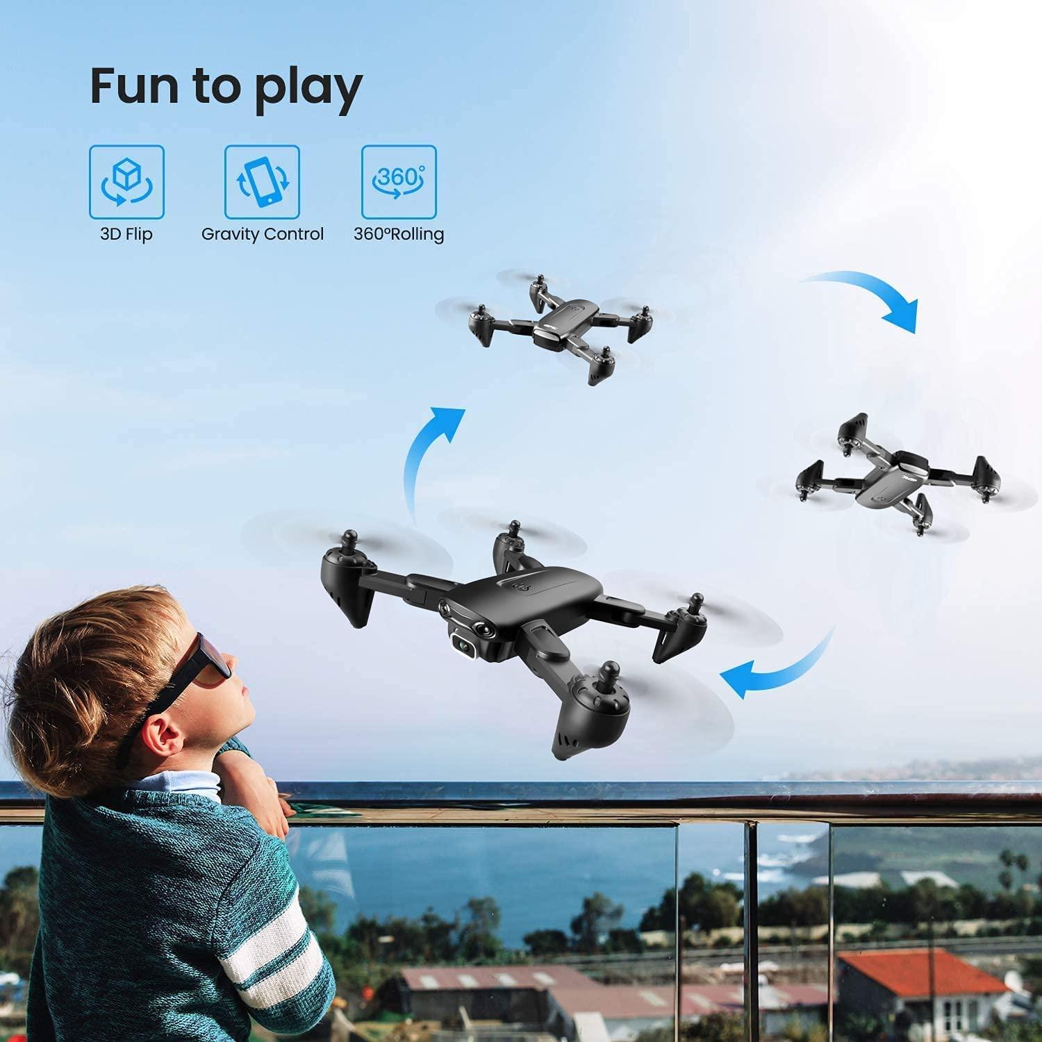 DRONEEYE 4DF6 Drone - with 1080P HD Camera for adults Kids,FPV Live Video RC Quadcopter for Beginners, 2 Batteries,Carrying Case, With Auto Hover,3D Flip,Headless Mode,One Key Start, Waypoint Fly 5 DRONEEYE 4DF6 Drone - with 1080P HD Camera for adults Kids,FPV Live Video RC Quadcopter for Beginners, 2 Batteries,Carrying Case, With Auto Hover,3D Flip,Headless Mode,One Key Start, Waypoint Fly — изображение 5