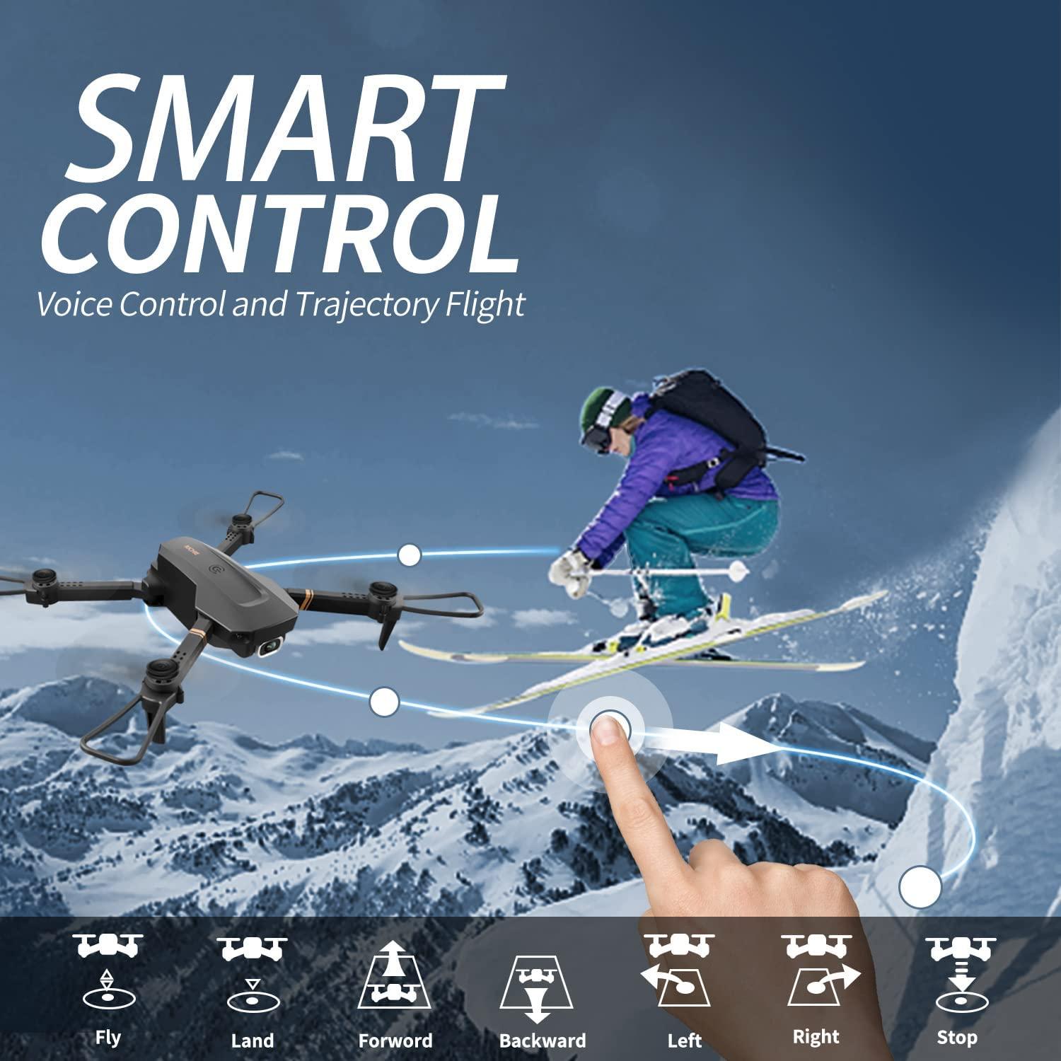 DRONEEYE 4DV4 Drone - with 1080P Camera for Adults,HD FPV Live Video RC Quadcopter Helicopter for Beginners Kids Toys Gifts,2 Batteries and Carrying Case,Altitude Hold,Waypoints,3D Flip,Headless Mode 8 DRONEEYE 4DV4 Drone - with 1080P Camera for Adults,HD FPV Live Video RC Quadcopter Helicopter for Beginners Kids Toys Gifts,2 Batteries and Carrying Case,Altitude Hold,Waypoints,3D Flip,Headless Mode - Image 8