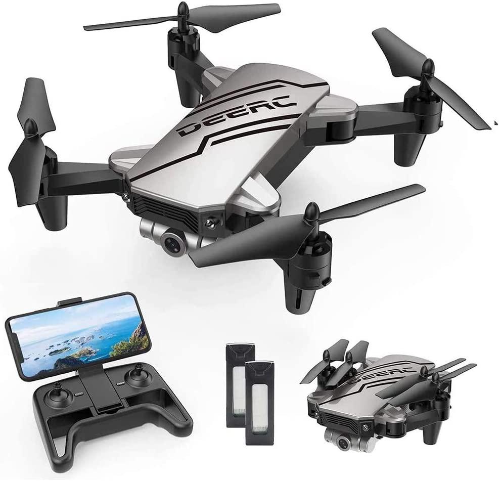DEERC D20 Mini Drone - for Kids with 720P HD FPV Camera Remote Control Toys Gifts for Boys Girls with Altitude Hold, Headless Mode, One Key Start Speed Adjustment, 3D Flips 2 Batteries 1 DEERC D20 Mini Drone - for Kids with 720P HD FPV Camera Remote Control Toys Gifts for Boys Girls with Altitude Hold, Headless Mode, One Key Start Speed Adjustment, 3D Flips 2 Batteries