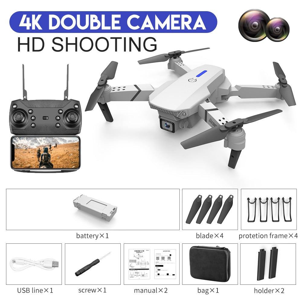 KBDFA E88 Pro Drone - 4K HD WIFI FPV Drone 1080P Camera Height Hold RC Foldable Quadcopter Dron Rc Helicopter Drone Gift Toy 25 KBDFA E88 Pro Drone - 4K HD WIFI FPV Drone 1080P Camera Height Hold RC Foldable Quadcopter Dron Rc Helicopter Drone Gift Toy - Image 25