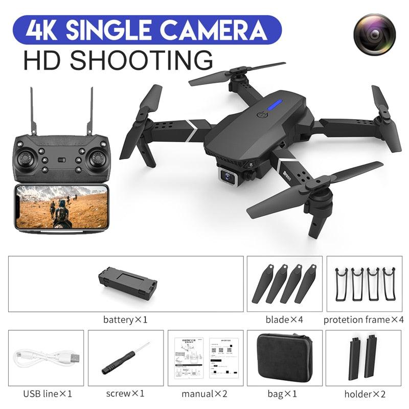 KBDFA E88 Pro Drone - 4K HD WIFI FPV Drone 1080P Camera Height Hold RC Foldable Quadcopter Dron Rc Helicopter Drone Gift Toy 23 KBDFA E88 Pro Drone - 4K HD WIFI FPV Drone 1080P Camera Height Hold RC Foldable Quadcopter Dron Rc Helicopter Drone Gift Toy - Image 23