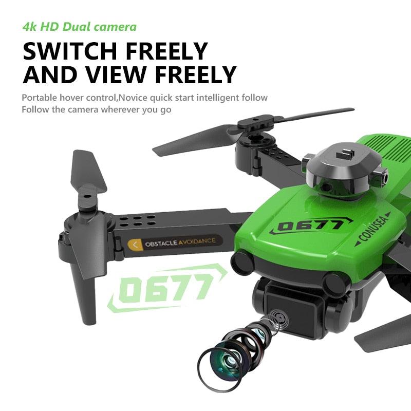 CONUSEA 0677 Drone - 4k Drones with Dual camera HD 4k Optical Flow FPV WIFI Quadcopter Obstacle Avoidance RC Drones Toys 6 CONUSEA 0677 Drone - 4k Drones with Dual camera HD 4k Optical Flow FPV WIFI Quadcopter Obstacle Avoidance RC Drones Toys — изображение 6