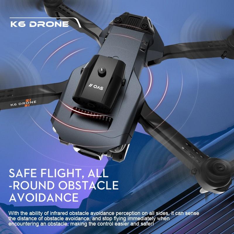 NEW K6 Drone Professional 4K HD Camera Mini Drone Optical Flow Localization Three Sided Obstacle Avoidance Quadcopter Toy Gift 21 NEW K6 Drone Professional 4K HD Camera Mini Drone Optical Flow Localization Three Sided Obstacle Avoidance Quadcopter Toy Gift - Image 21
