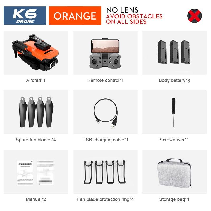 NEW K6 Drone Professional 4K HD Camera Mini Drone Optical Flow Localization Three Sided Obstacle Avoidance Quadcopter Toy Gift 18 NEW K6 Drone Professional 4K HD Camera Mini Drone Optical Flow Localization Three Sided Obstacle Avoidance Quadcopter Toy Gift - Image 18
