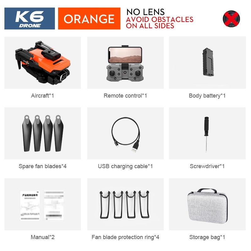 NEW K6 Drone Professional 4K HD Camera Mini Drone Optical Flow Localization Three Sided Obstacle Avoidance Quadcopter Toy Gift 13 NEW K6 Drone Professional 4K HD Camera Mini Drone Optical Flow Localization Three Sided Obstacle Avoidance Quadcopter Toy Gift - Image 13
