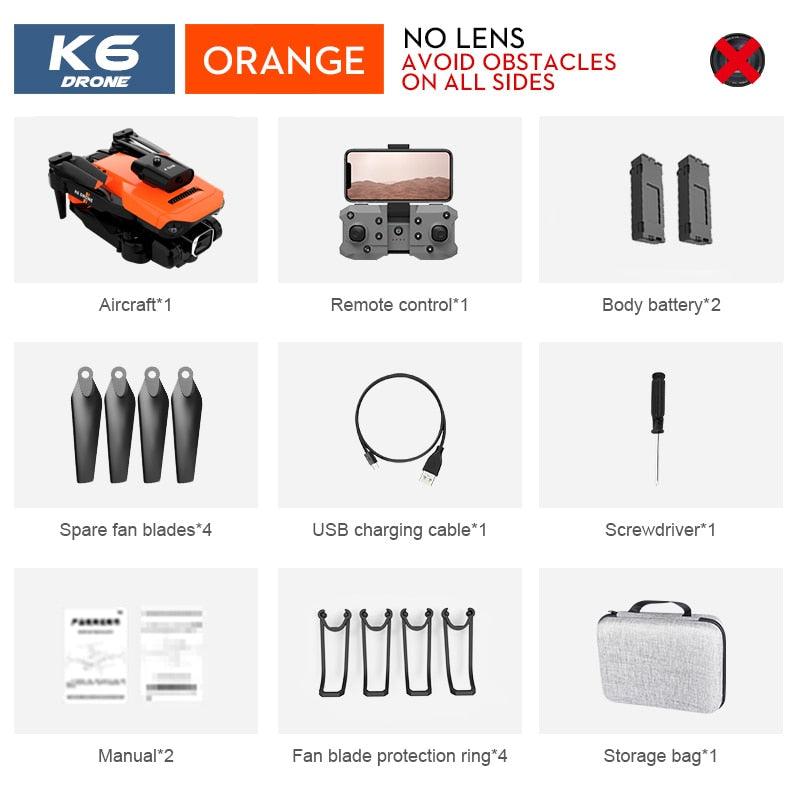 NEW K6 Drone Professional 4K HD Camera Mini Drone Optical Flow Localization Three Sided Obstacle Avoidance Quadcopter Toy Gift 10 NEW K6 Drone Professional 4K HD Camera Mini Drone Optical Flow Localization Three Sided Obstacle Avoidance Quadcopter Toy Gift - Image 10