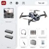 S1S Mini Drone - Brushless Motor 4K 8K Dual HD Camera Obstacle Avoidance Optical Flow Positioning RC Dron Foldable Quadcopter Toys Gifts 12 S1S Mini Drone - Brushless Motor 4K 8K Dual HD Camera Obstacle Avoidance Optical Flow Positioning RC Dron Foldable Quadcopter Toys Gifts - Image 12