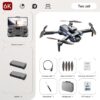 S1S Mini Drone - Brushless Motor 4K 8K Dual HD Camera Obstacle Avoidance Optical Flow Positioning RC Dron Foldable Quadcopter Toys Gifts 9 S1S Mini Drone - Brushless Motor 4K 8K Dual HD Camera Obstacle Avoidance Optical Flow Positioning RC Dron Foldable Quadcopter Toys Gifts - Image 9