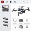 S1S Mini Drone - Brushless Motor 4K 8K Dual HD Camera Obstacle Avoidance Optical Flow Positioning RC Dron Foldable Quadcopter Toys Gifts 7 S1S Mini Drone - Brushless Motor 4K 8K Dual HD Camera Obstacle Avoidance Optical Flow Positioning RC Dron Foldable Quadcopter Toys Gifts - Image 7