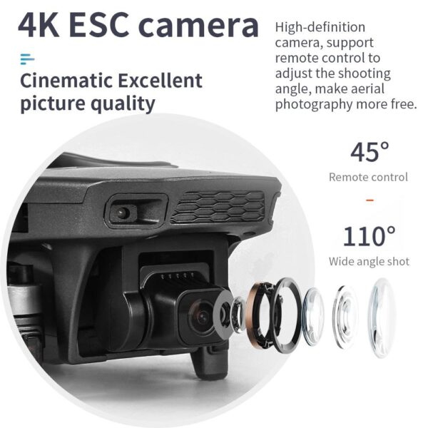 L300 Drone - 4K Camera GPS Brushless Motor 5G FPV Quadcopter 1.2km 25min RC Helicopter Dual Camera 4 L300 Drone - 4K Camera GPS Brushless Motor 5G FPV Quadcopter 1.2km 25min RC Helicopter Dual Camera - صورة L300 Drone - 4K Camera GPS Brushless Motor 5G FPV Quadcopter 1.2km 25min RC Helicopter Dual Camera - صورة 4