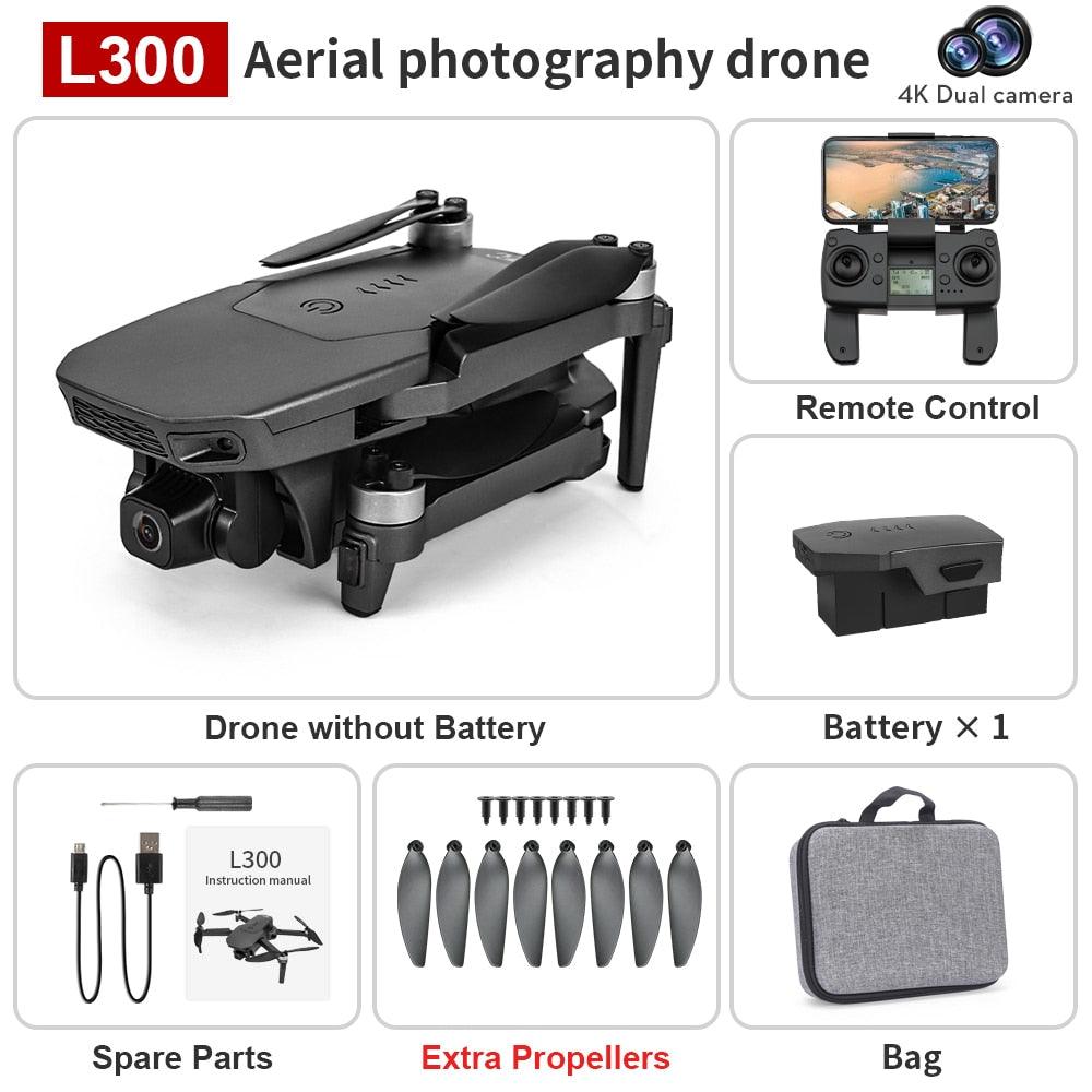 L300 Drone - 4K Camera GPS Brushless Motor 5G FPV Quadcopter 1.2km 25min RC Helicopter Dual Camera 2 L300 Drone - 4K Camera GPS Brushless Motor 5G FPV Quadcopter 1.2km 25min RC Helicopter Dual Camera - Image 2