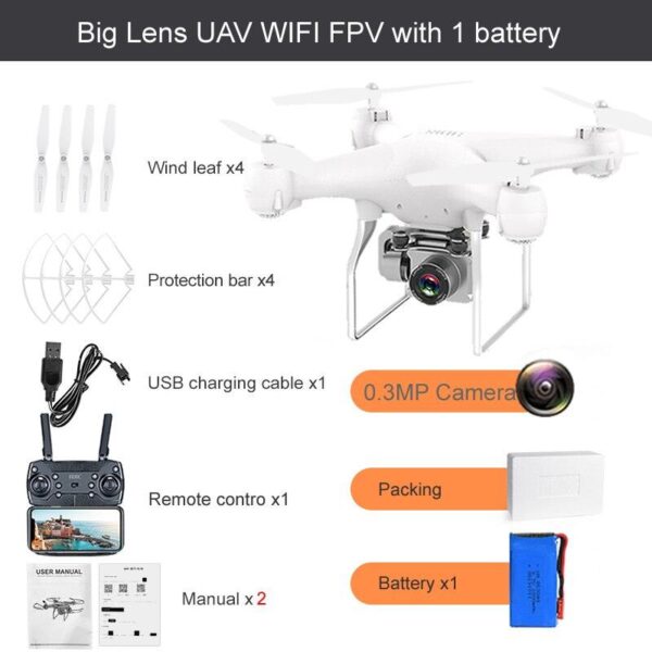 RC Drone FPV Quadcopter UAV with ESC Camera 4K HD Profesional Wide-Angle Aerial Photography Long Life Remote Control Helicopter - صورة RC Drone FPV Quadcopter UAV with ESC Camera 4K HD Profesional Wide-Angle Aerial Photography Long Life Remote Control Helicopter - صورة 18