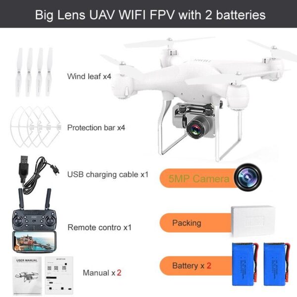 RC Drone FPV Quadcopter UAV with ESC Camera 4K HD Profesional Wide-Angle Aerial Photography Long Life Remote Control Helicopter - صورة RC Drone FPV Quadcopter UAV with ESC Camera 4K HD Profesional Wide-Angle Aerial Photography Long Life Remote Control Helicopter - صورة 17