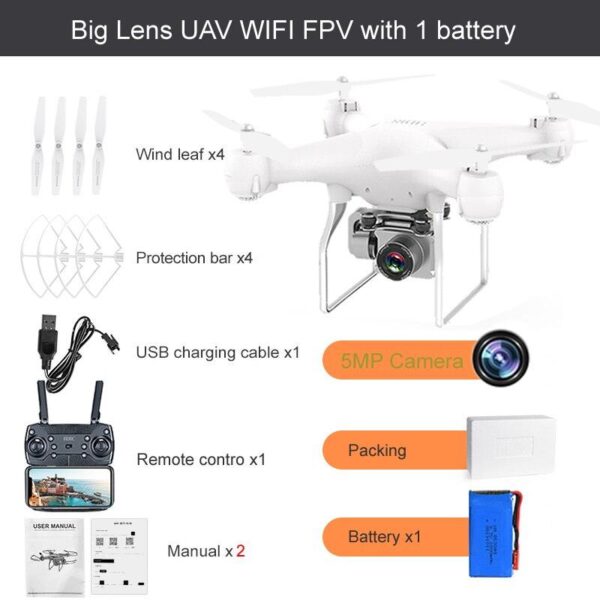 RC Drone FPV Quadcopter UAV with ESC Camera 4K HD Profesional Wide-Angle Aerial Photography Long Life Remote Control Helicopter - صورة RC Drone FPV Quadcopter UAV with ESC Camera 4K HD Profesional Wide-Angle Aerial Photography Long Life Remote Control Helicopter - صورة 13