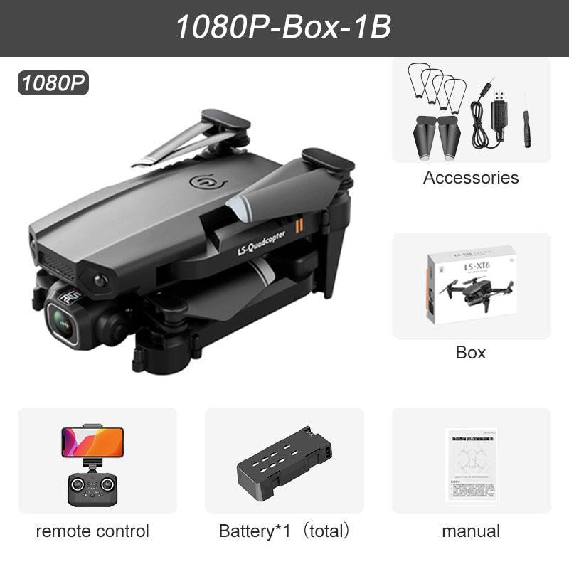 JINHENG XT6 Mini Drone - 4K 1080P HD Camera WiFi Fpv Air Pressure Altitude Hold Foldable Quadcopter RC Dron Kid Toy Boys GIfts 15 JINHENG XT6 Mini Drone - 4K 1080P HD Camera WiFi Fpv Air Pressure Altitude Hold Foldable Quadcopter RC Dron Kid Toy Boys GIfts - Image 15