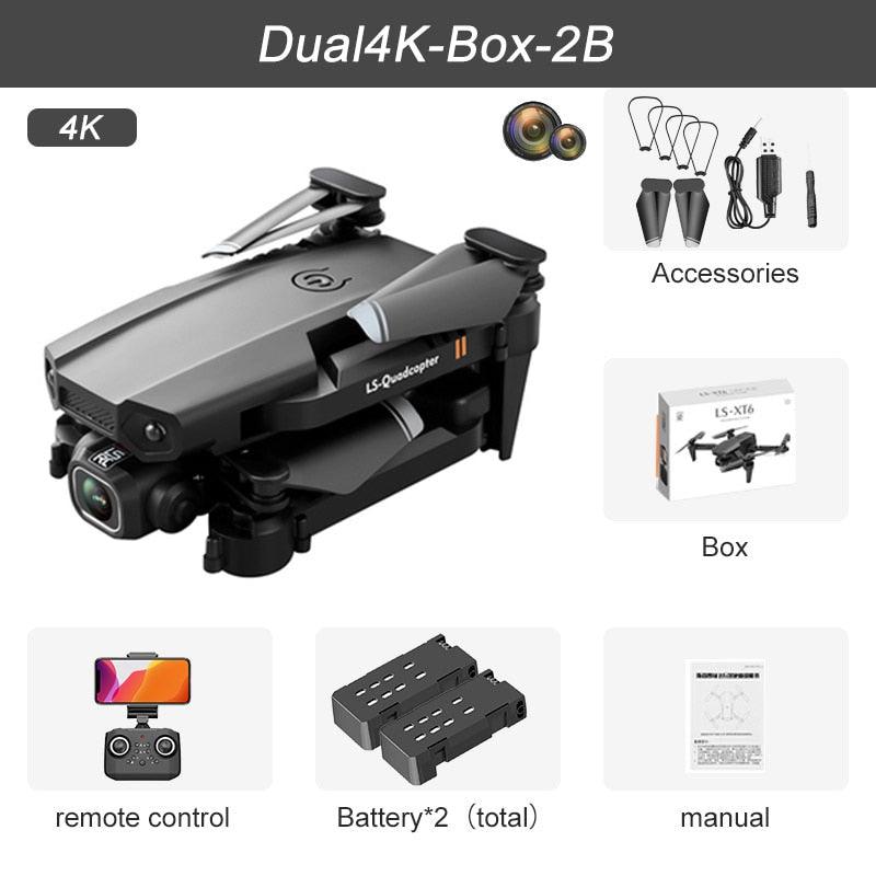 JINHENG XT6 Mini Drone - 4K 1080P HD Camera WiFi Fpv Air Pressure Altitude Hold Foldable Quadcopter RC Dron Kid Toy Boys GIfts 13 JINHENG XT6 Mini Drone - 4K 1080P HD Camera WiFi Fpv Air Pressure Altitude Hold Foldable Quadcopter RC Dron Kid Toy Boys GIfts - Image 13