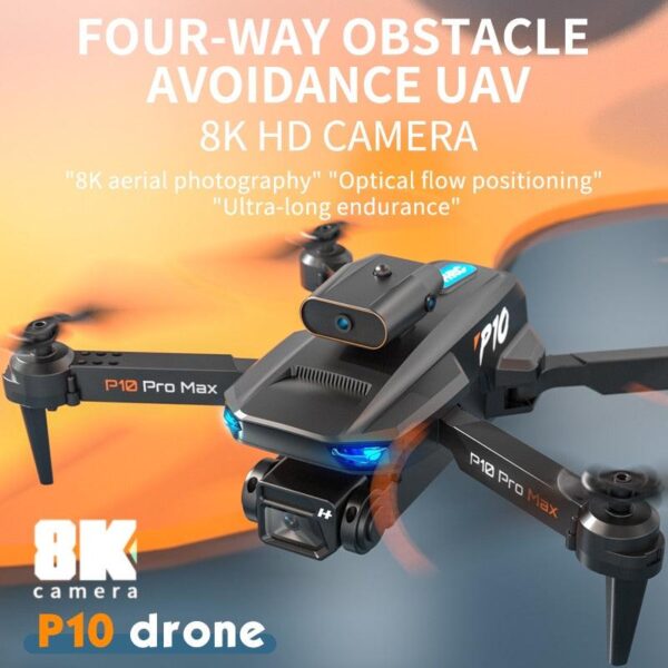 KBDFA P10 Drone - 8K With ESC HD Dual Camera 5G Wifi FPV 360 Full Obstacle Avoidance Optical Flow Hover Foldable Quadcopter Toys 22 KBDFA P10 Drone - 8K With ESC HD Dual Camera 5G Wifi FPV 360 Full Obstacle Avoidance Optical Flow Hover Foldable Quadcopter Toys - Image 22
