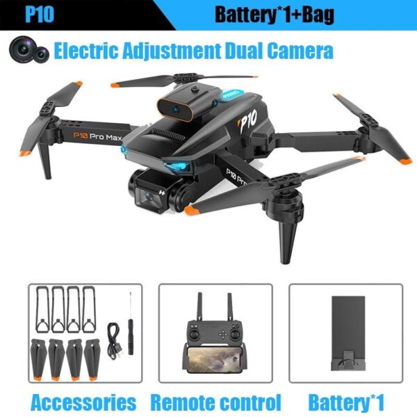 KBDFA P10 Drone - 8K With ESC HD Dual Camera 5G Wifi FPV 360 Full Obstacle Avoidance Optical Flow Hover Foldable Quadcopter Toys 11 KBDFA P10 Drone - 8K With ESC HD Dual Camera 5G Wifi FPV 360 Full Obstacle Avoidance Optical Flow Hover Foldable Quadcopter Toys - Image 11