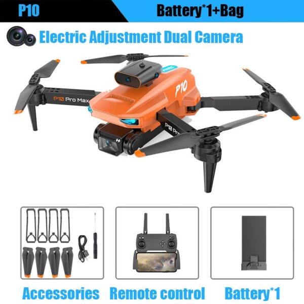 KBDFA P10 Drone - 8K With ESC HD Dual Camera 5G Wifi FPV 360 Full Obstacle Avoidance Optical Flow Hover Foldable Quadcopter Toys 4 KBDFA P10 Drone - 8K With ESC HD Dual Camera 5G Wifi FPV 360 Full Obstacle Avoidance Optical Flow Hover Foldable Quadcopter Toys - Image 4