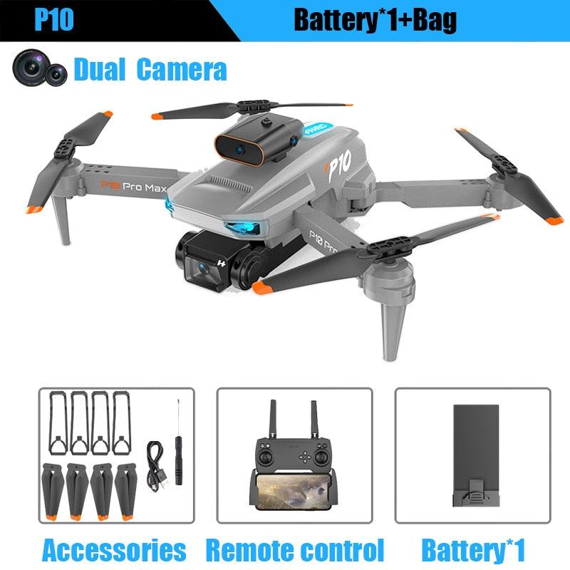 KBDFA P10 Drone - 8K With ESC HD Dual Camera 5G Wifi FPV 360 Full Obstacle Avoidance Optical Flow Hover Foldable Quadcopter Toys 2 KBDFA P10 Drone - 8K With ESC HD Dual Camera 5G Wifi FPV 360 Full Obstacle Avoidance Optical Flow Hover Foldable Quadcopter Toys - Image 2