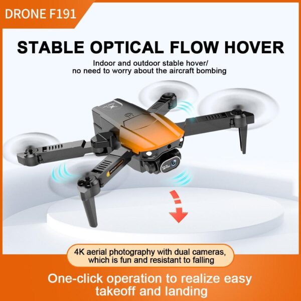 F191 Mini Drone - 4K Dual Camera Wifi FPV Four Sides Infrared Obstacle Avoidance One-key Take-off and Landing Folding Quadcopter - صورة F191 Mini Drone - 4K Dual Camera Wifi FPV Four Sides Infrared Obstacle Avoidance One-key Take-off and Landing Folding Quadcopter - صورة 24