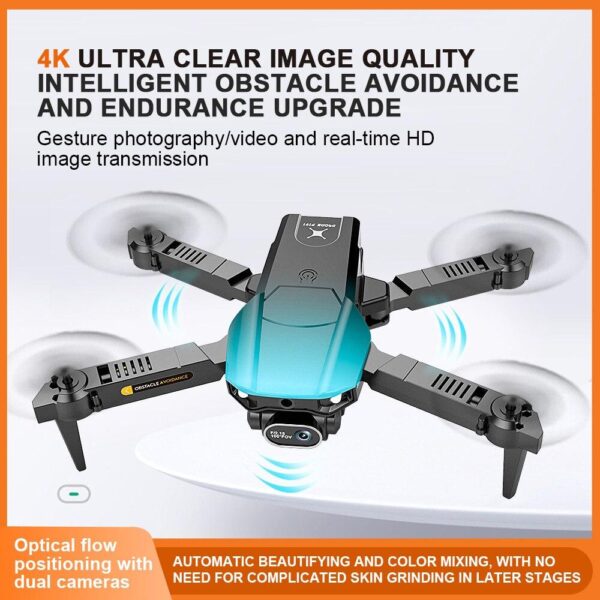 F191 Mini Drone - 4K Dual Camera Wifi FPV Four Sides Infrared Obstacle Avoidance One-key Take-off and Landing Folding Quadcopter - صورة F191 Mini Drone - 4K Dual Camera Wifi FPV Four Sides Infrared Obstacle Avoidance One-key Take-off and Landing Folding Quadcopter - صورة 23