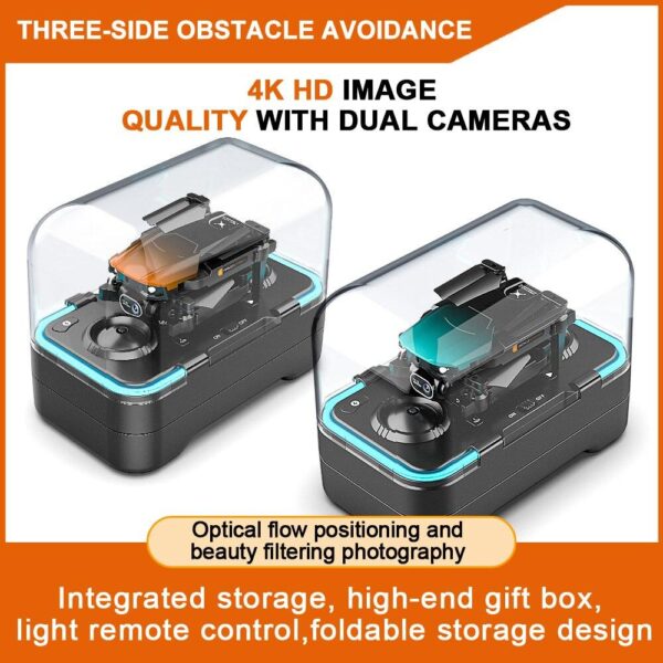 F191 Mini Drone - 4K Dual Camera Wifi FPV Four Sides Infrared Obstacle Avoidance One-key Take-off and Landing Folding Quadcopter - صورة F191 Mini Drone - 4K Dual Camera Wifi FPV Four Sides Infrared Obstacle Avoidance One-key Take-off and Landing Folding Quadcopter - صورة 21