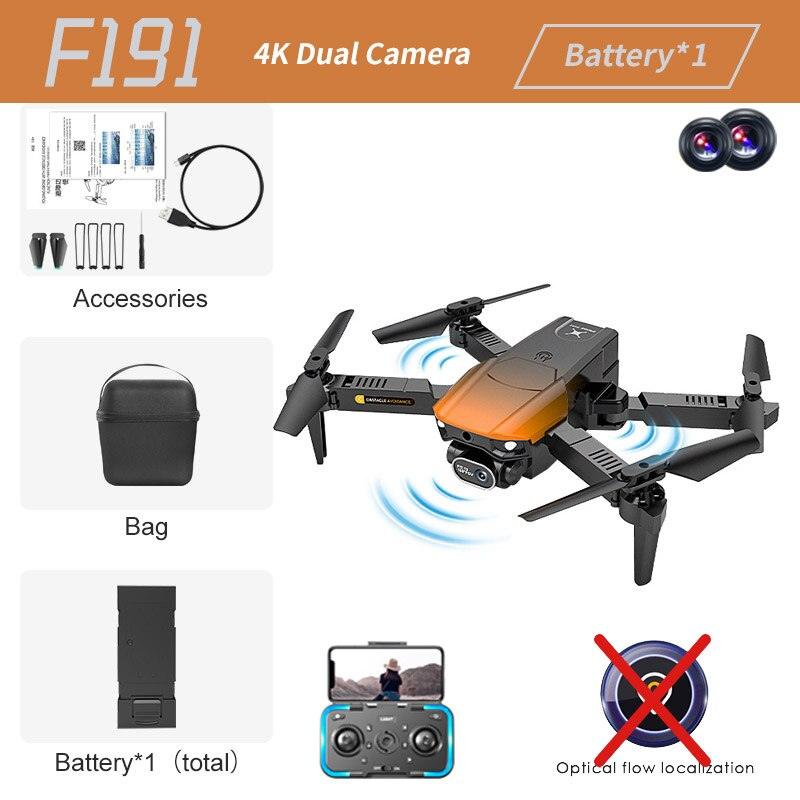 F191 Mini Drone - 4K Dual Camera Wifi FPV Four Sides Infrared Obstacle Avoidance One-key Take-off and Landing Folding Quadcopter 8 F191 Mini Drone - 4K Dual Camera Wifi FPV Four Sides Infrared Obstacle Avoidance One-key Take-off and Landing Folding Quadcopter — изображение 8