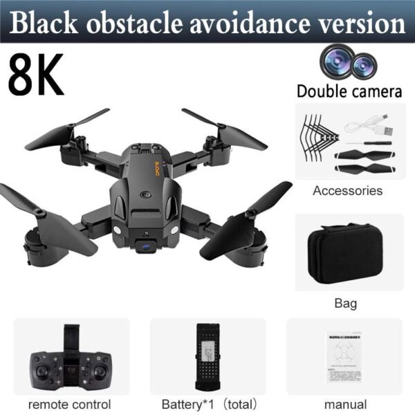5G 8K HD Drone Professional Dual Camera Wifi FPV Obstacle Avoidance Quadcopter Optical Flow Positioning Fly Distance 1000M Toy 23 5G 8K HD Drone Professional Dual Camera Wifi FPV Obstacle Avoidance Quadcopter Optical Flow Positioning Fly Distance 1000M Toy - صورة 5G 8K HD Drone Professional Dual Camera Wifi FPV Obstacle Avoidance Quadcopter Optical Flow Positioning Fly Distance 1000M Toy - صورة 23