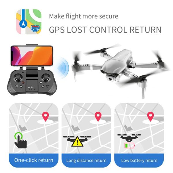 4DRC F3 drone - GPS 4K 5G WiFi live video FPV 4K/1080P HD Wide Angle Camera Foldable Altitude Hold Durable RC Drone - صورة 4DRC F3 drone - GPS 4K 5G WiFi live video FPV 4K/1080P HD Wide Angle Camera Foldable Altitude Hold Durable RC Drone - صورة 16