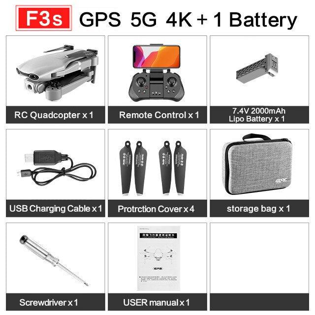 4DRC F3 drone - GPS 4K 5G WiFi live video FPV 4K/1080P HD Wide Angle Camera Foldable Altitude Hold Durable RC Drone 3 4DRC F3 drone - GPS 4K 5G WiFi live video FPV 4K/1080P HD Wide Angle Camera Foldable Altitude Hold Durable RC Drone - Image 3