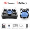 V26 Mini Drone - HD Camera WiFi Fpv Air Pressure Altitude Hold Professional Foldable Quadcopter 4K RC Dron Kid Boys of Toys GIft - صورة V26 Mini Drone - HD Camera WiFi Fpv Air Pressure Altitude Hold Professional Foldable Quadcopter 4K RC Dron Kid Boys of Toys GIft - صورة 13