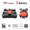 V26 Mini Drone - HD Camera WiFi Fpv Air Pressure Altitude Hold Professional Foldable Quadcopter 4K RC Dron Kid Boys of Toys GIft - صورة V26 Mini Drone - HD Camera WiFi Fpv Air Pressure Altitude Hold Professional Foldable Quadcopter 4K RC Dron Kid Boys of Toys GIft - صورة 12