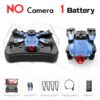 V26 Mini Drone - HD Camera WiFi Fpv Air Pressure Altitude Hold Professional Foldable Quadcopter 4K RC Dron Kid Boys of Toys GIft - صورة V26 Mini Drone - HD Camera WiFi Fpv Air Pressure Altitude Hold Professional Foldable Quadcopter 4K RC Dron Kid Boys of Toys GIft - صورة 6