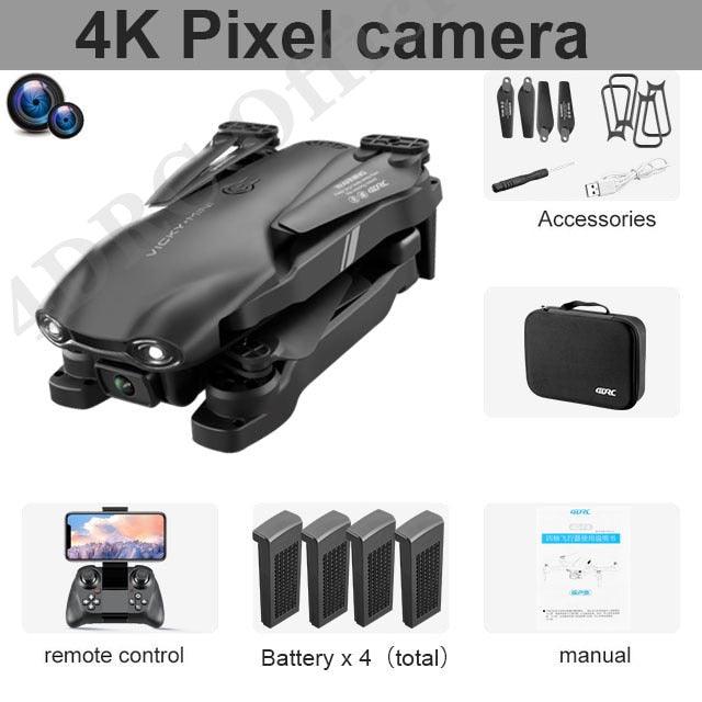 4DRC V13 Mini Drone - Wide Angle HD 4K 1080P Dual Camera WiFi Fpv RC Foldable Quadcopter Dron Gift Toys 3 4DRC V13 Mini Drone - Wide Angle HD 4K 1080P Dual Camera WiFi Fpv RC Foldable Quadcopter Dron Gift Toys - Image 3