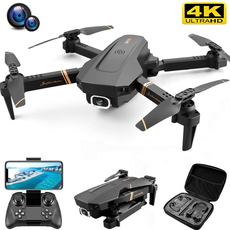 V4 Rc Drone - 4k HD Wide Angle Camera 1080P WiFi fpv Drone Dual Camera Quadcopter Real-time transmission Helicopter Dron Gift Toys 2 V4 Rc Drone - 4k HD Wide Angle Camera 1080P WiFi fpv Drone Dual Camera Quadcopter Real-time transmission Helicopter Dron Gift Toys - Image 2