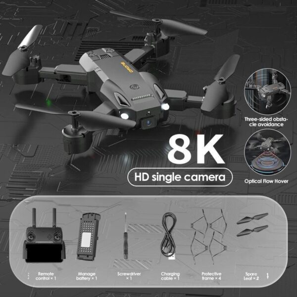 Dron 5G GPS Drone 8K Professional Drones 4K HD Aerial Photography Obstacle Avoidance Quadcopter Helicopter RC Distance 3000M New - صورة Dron 5G GPS Drone 8K Professional Drones 4K HD Aerial Photography Obstacle Avoidance Quadcopter Helicopter RC Distance 3000M New - صورة 11