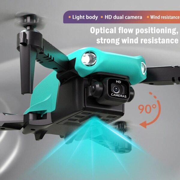 JJRC H111 RC Drone - Aircraft Dual Camera Optical Flow Positioning and Height Setting Mini Folding Quadcopter UAV Dual Camera Toy 5 JJRC H111 RC Drone - Aircraft Dual Camera Optical Flow Positioning and Height Setting Mini Folding Quadcopter UAV Dual Camera Toy - صورة JJRC H111 RC Drone - Aircraft Dual Camera Optical Flow Positioning and Height Setting Mini Folding Quadcopter UAV Dual Camera Toy - صورة 5