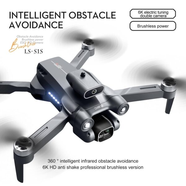WYRX S1S GPS Drone - 5G 8K HD Dual Camera Professional Wifi FPV Obstacle Avoidance Optical Flow Folding Quadcopter Toy Boy Gift 12 WYRX S1S GPS Drone - 5G 8K HD Dual Camera Professional Wifi FPV Obstacle Avoidance Optical Flow Folding Quadcopter Toy Boy Gift - صورة WYRX S1S GPS Drone - 5G 8K HD Dual Camera Professional Wifi FPV Obstacle Avoidance Optical Flow Folding Quadcopter Toy Boy Gift - صورة 12